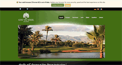 Desktop Screenshot of golfdusoleil.com