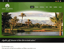 Tablet Screenshot of golfdusoleil.com
